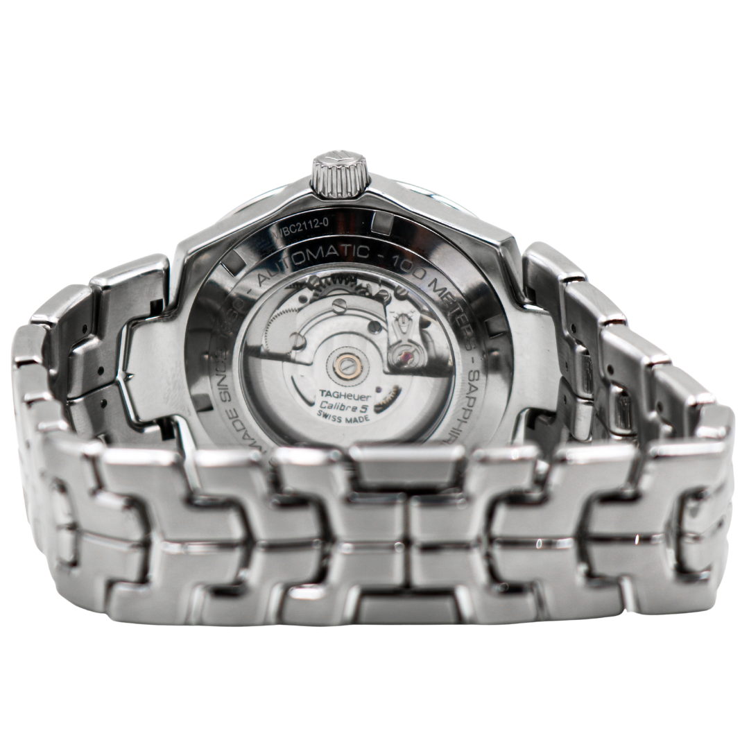 TAG Heuer Link 41 mm Calibre 5 Blue Dial Watch — Ref. WBC2112