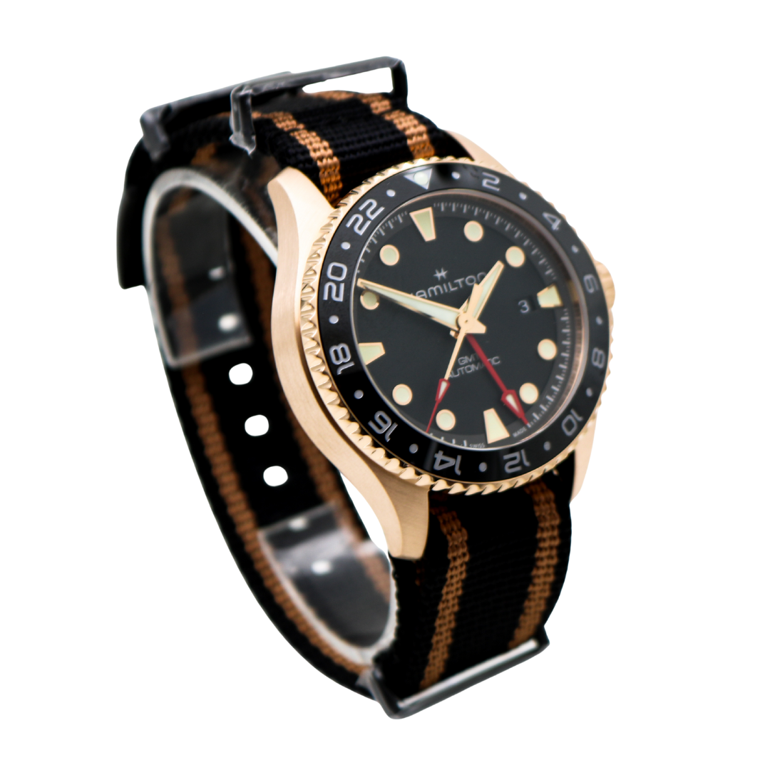 Hamilton Khaki Navy Scuba Automatic GMT 43mm Bronze