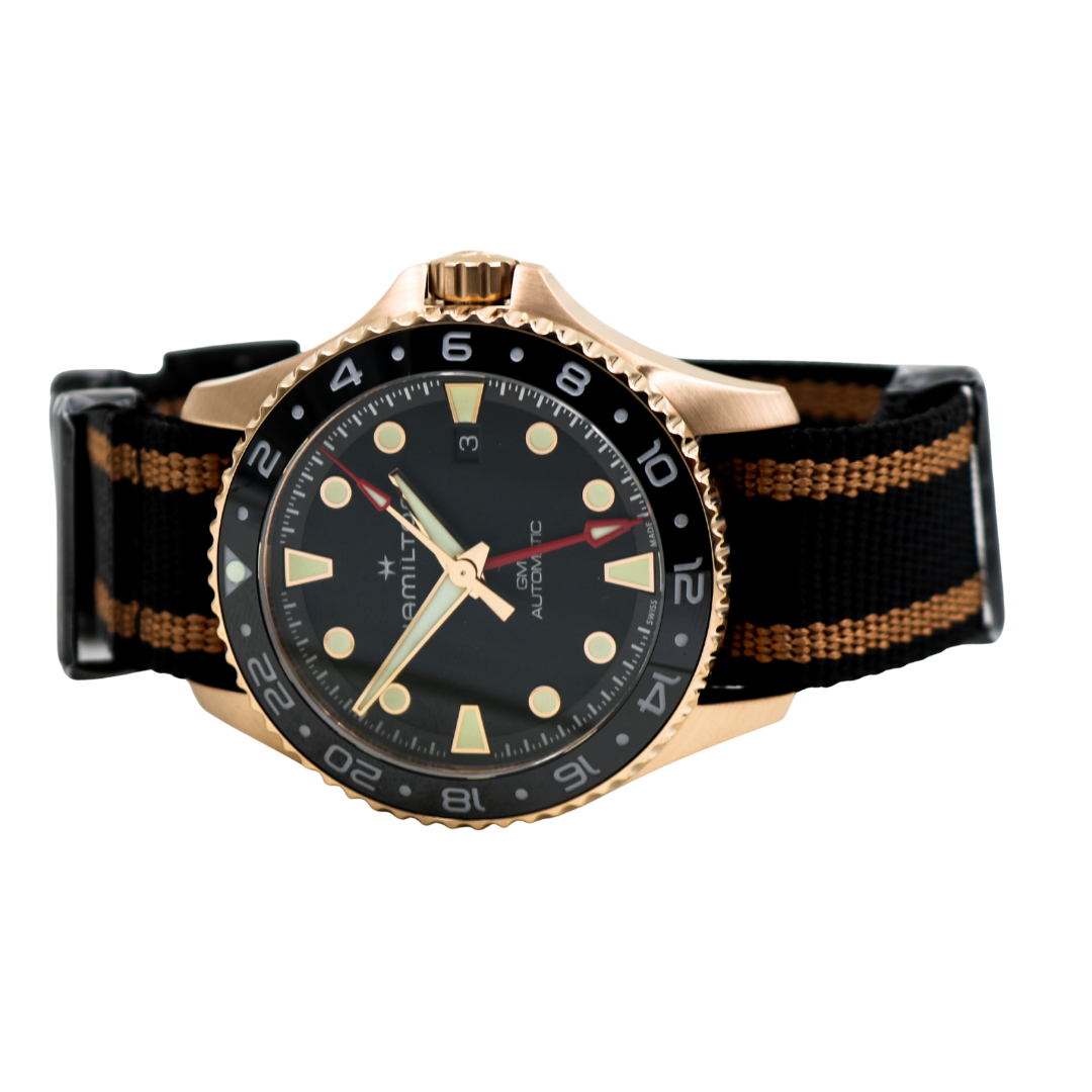 Hamilton Khaki Navy Scuba Automatic GMT 43mm Bronze