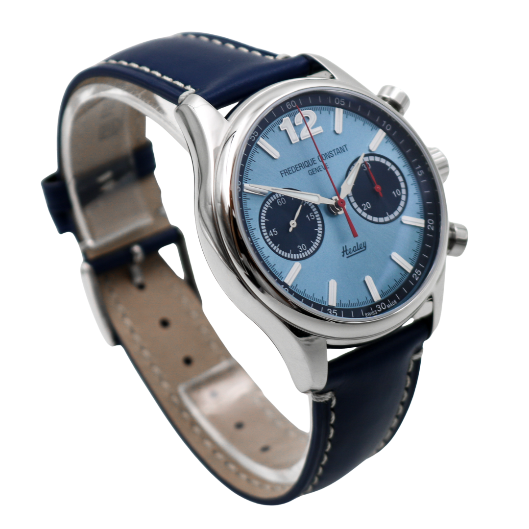 Frederique Constant Healey Chronograph 42 mm angled left view