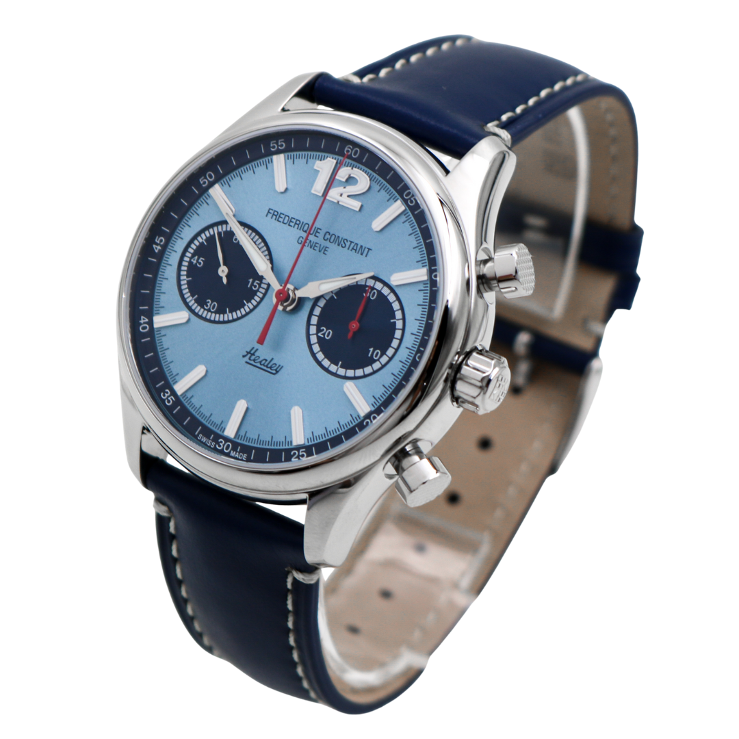 Frederique Constant Healey Chronograph 42 mm angled right view