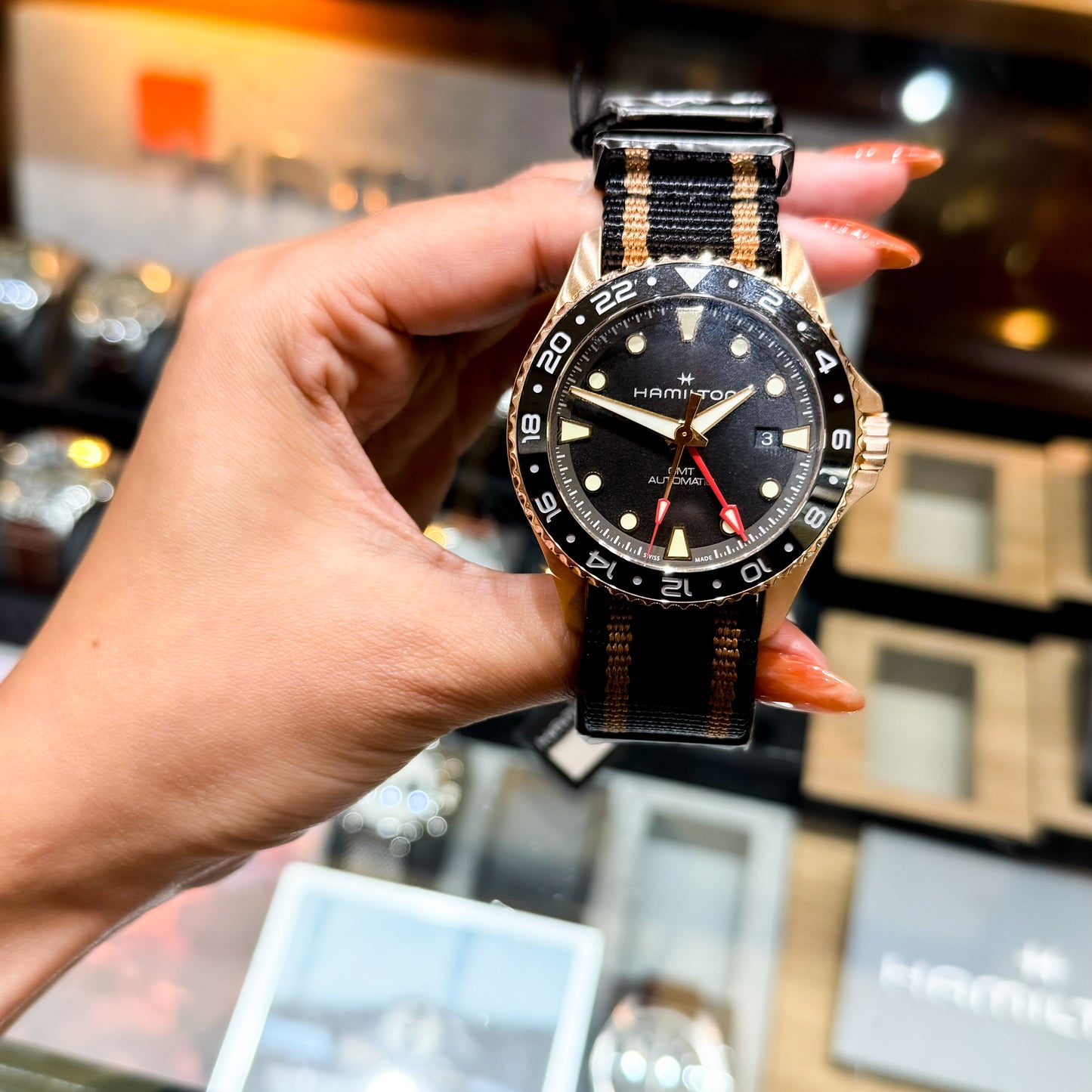 Hamilton Khaki Navy Scuba Automatic GMT 43mm Bronze