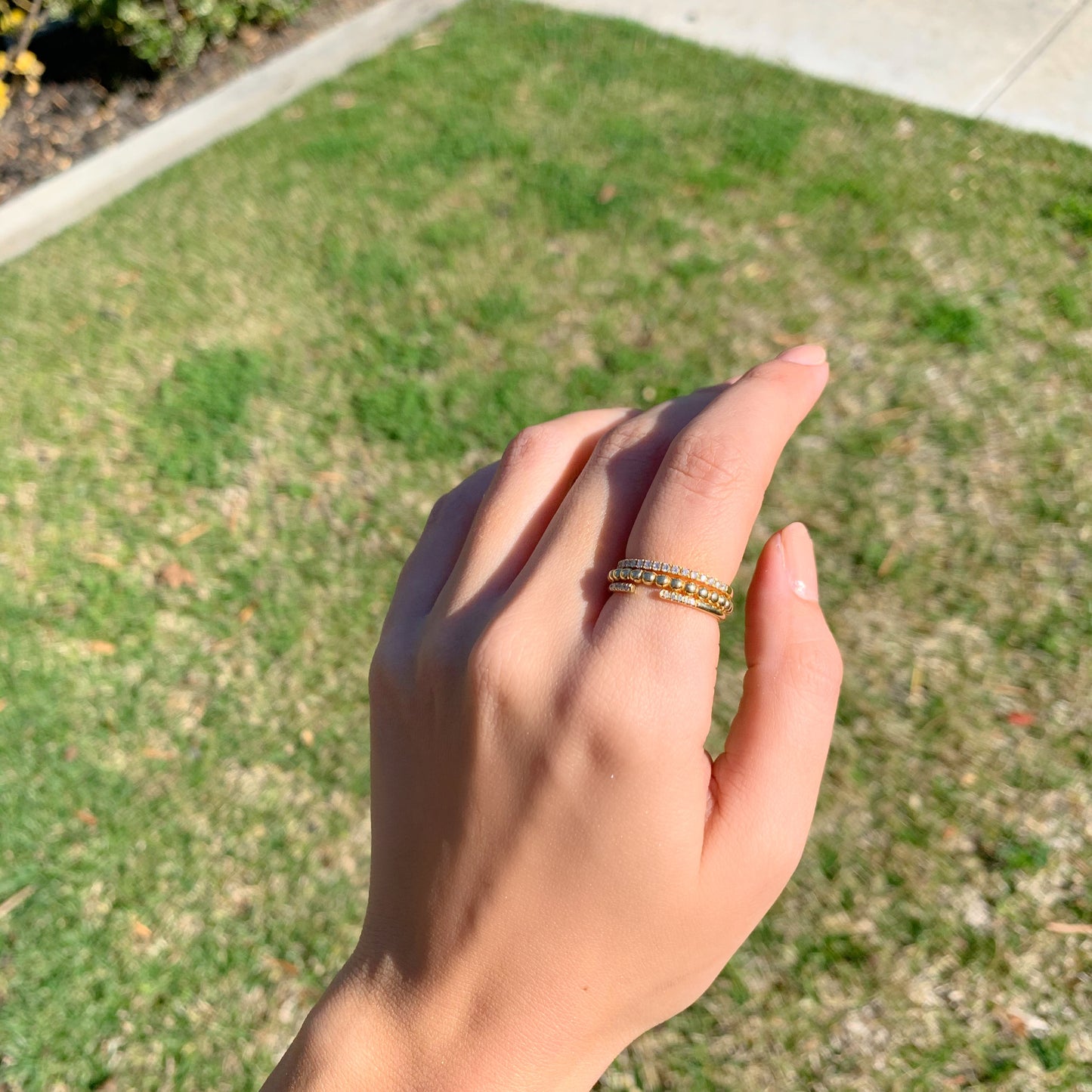Gold Ring Set