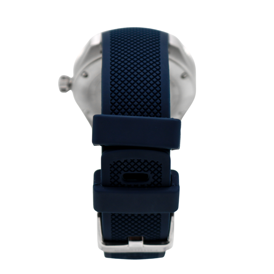 Longines Spirit Zulu Time GMT 42 mm – Blue Dial on Blue Rubber Strap (Ref. L3.812.4.93)