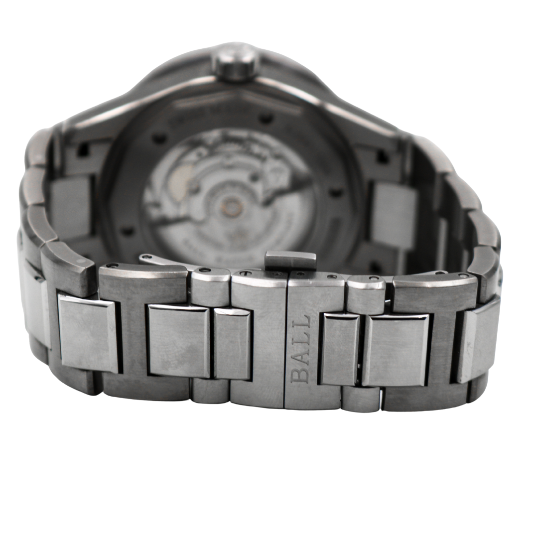 Closed clasp with Ball logo on Ball Engineer III Maverick GMT watch