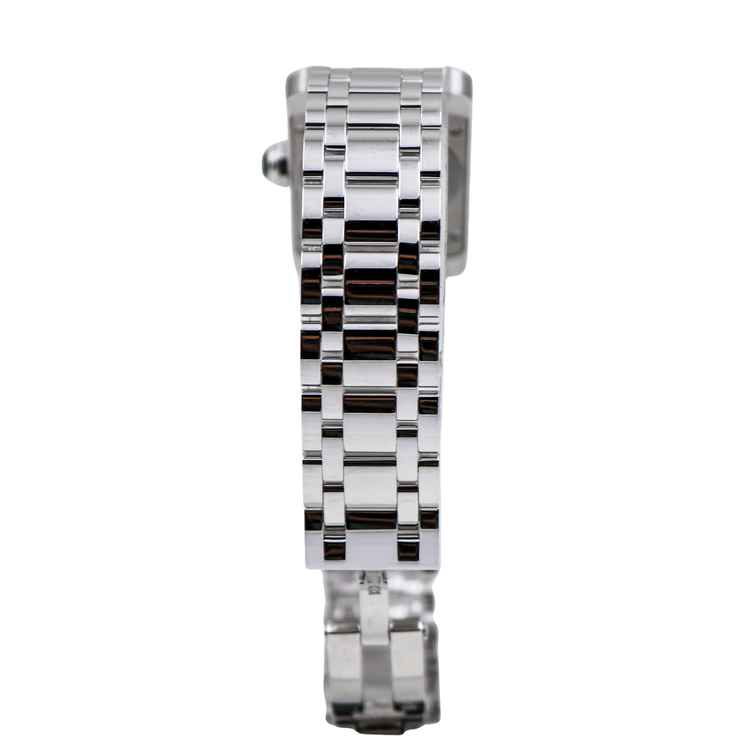 Cartier Ballon Bleu Small 18K White Gold watch, top strap view