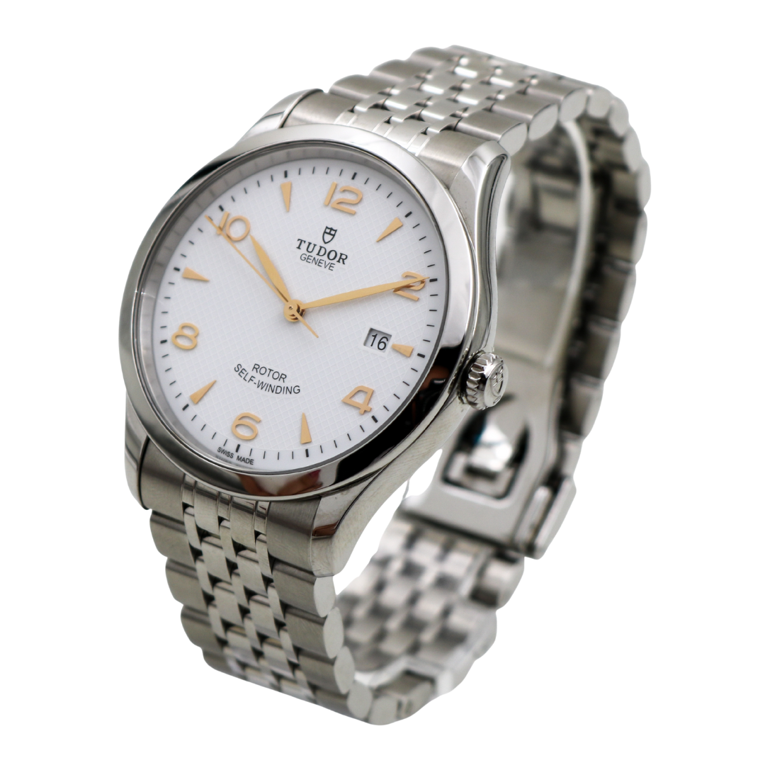 Tudor 1926 41mm Automatic White Dial angled right view