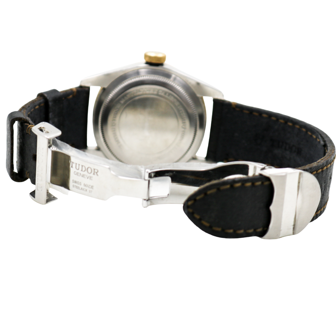 Tudor Black Bay 41mm Black Dial watch, clasp open