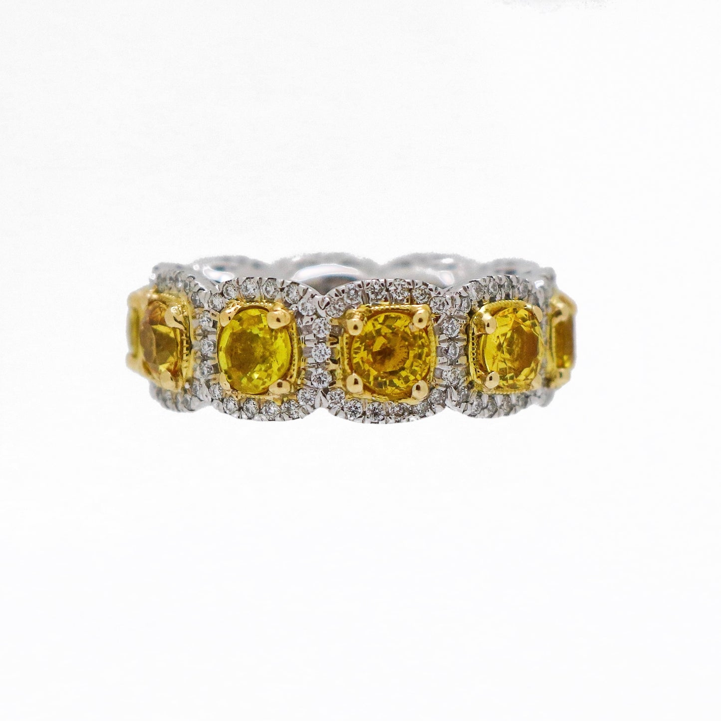 yellow sapphire ring, rings, yellow sapphire, jewelry