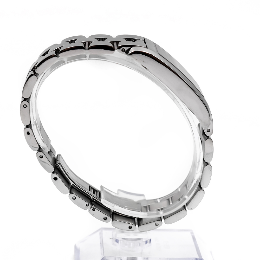 BAUME&MERCIER◇自動巻腕時計/アナログ/レザー/WHT/MV045216