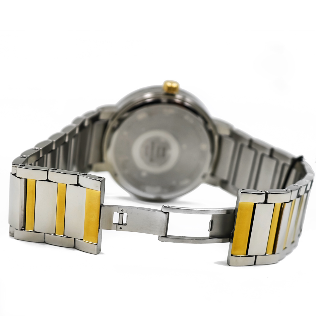 Bulova Futuro Modern Blue & Gold Quartz Luxury Casual