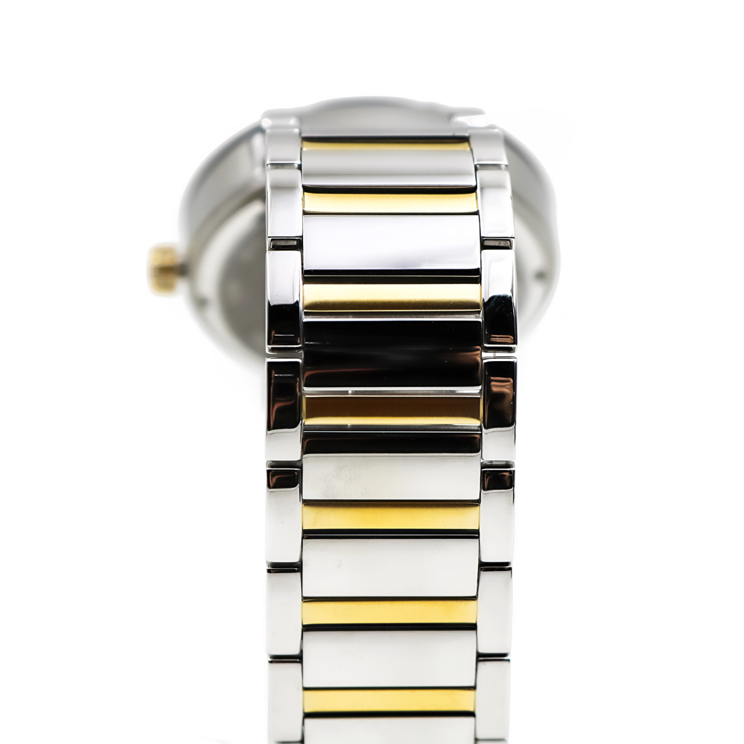 Bulova Futuro Modern Blue & Gold Quartz Luxury Casual