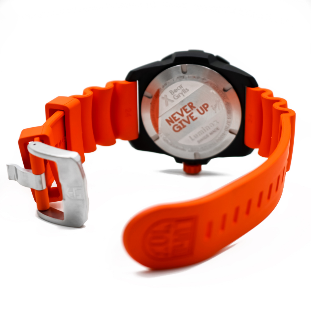 Luminox Bear Grylls Survival SEA. WatchWorks. Orange sports and divers watch