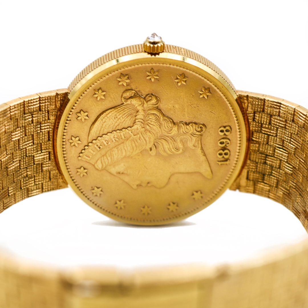 Corum 18K Gold Double Eagle 20 US Dollar Watch