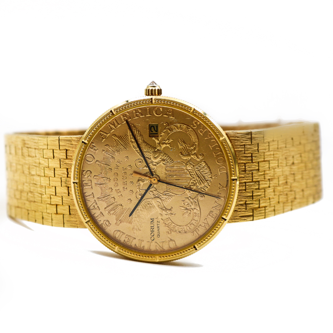 Corum 18K Gold Double Eagle 20 US Dollar Watch