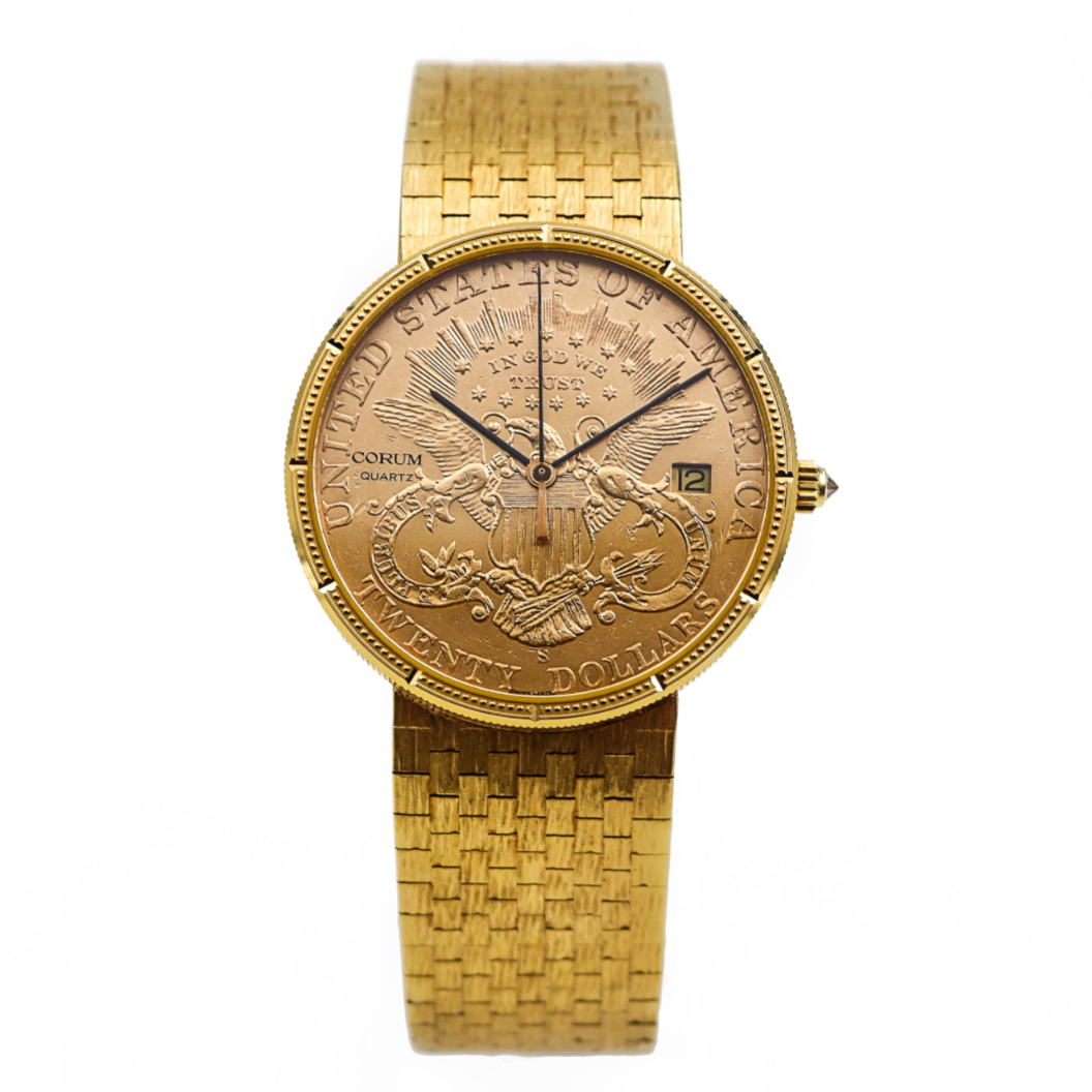 Corum 18K Gold Double Eagle 20 US Dollar Watch