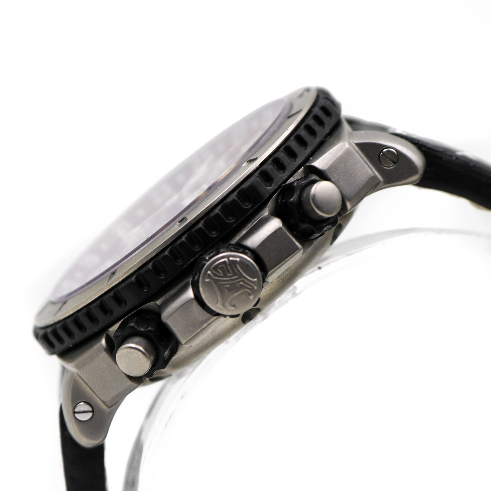 Armand Nicolet Chronograph Complete Calendar rare mens watch