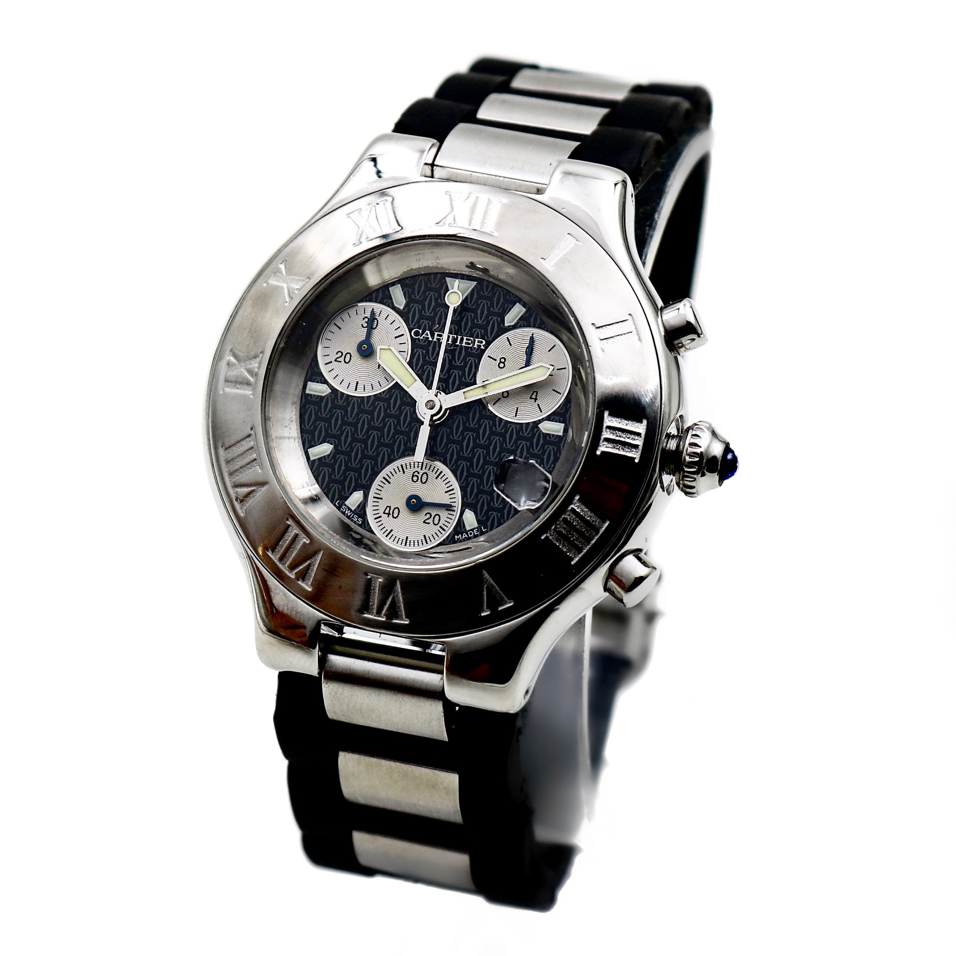 Cartier Must 21 Chronoscaph mens watch