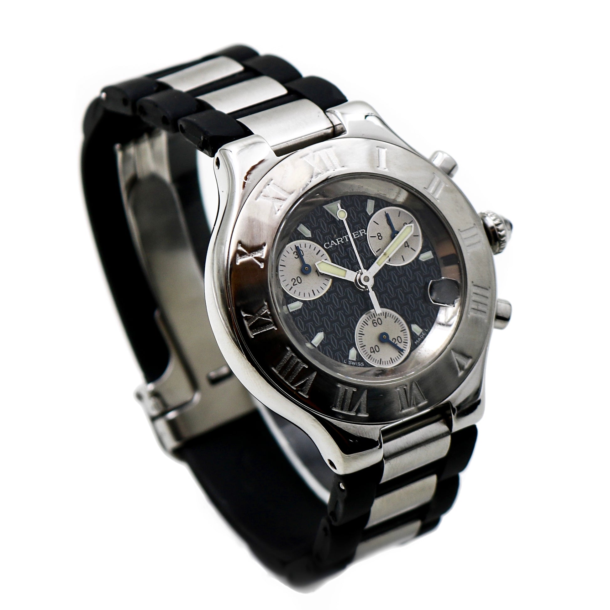 Cartier Must 21 Chronoscaph mens watch