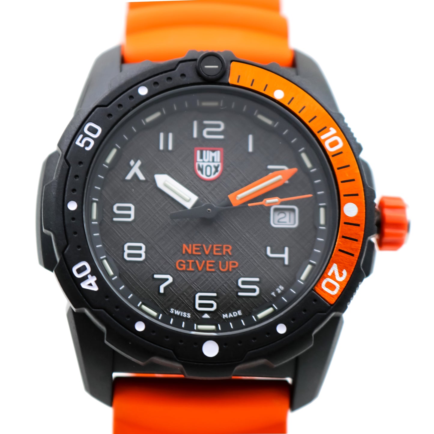 Luminox Bear Grylls Survival SEA. WatchWorks. Orange sports and divers watch