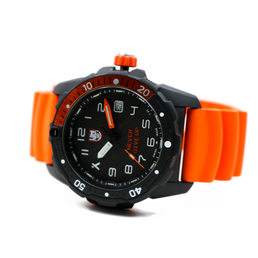 Luminox Bear Grylls Survival SEA. WatchWorks. Orange sports and divers watch