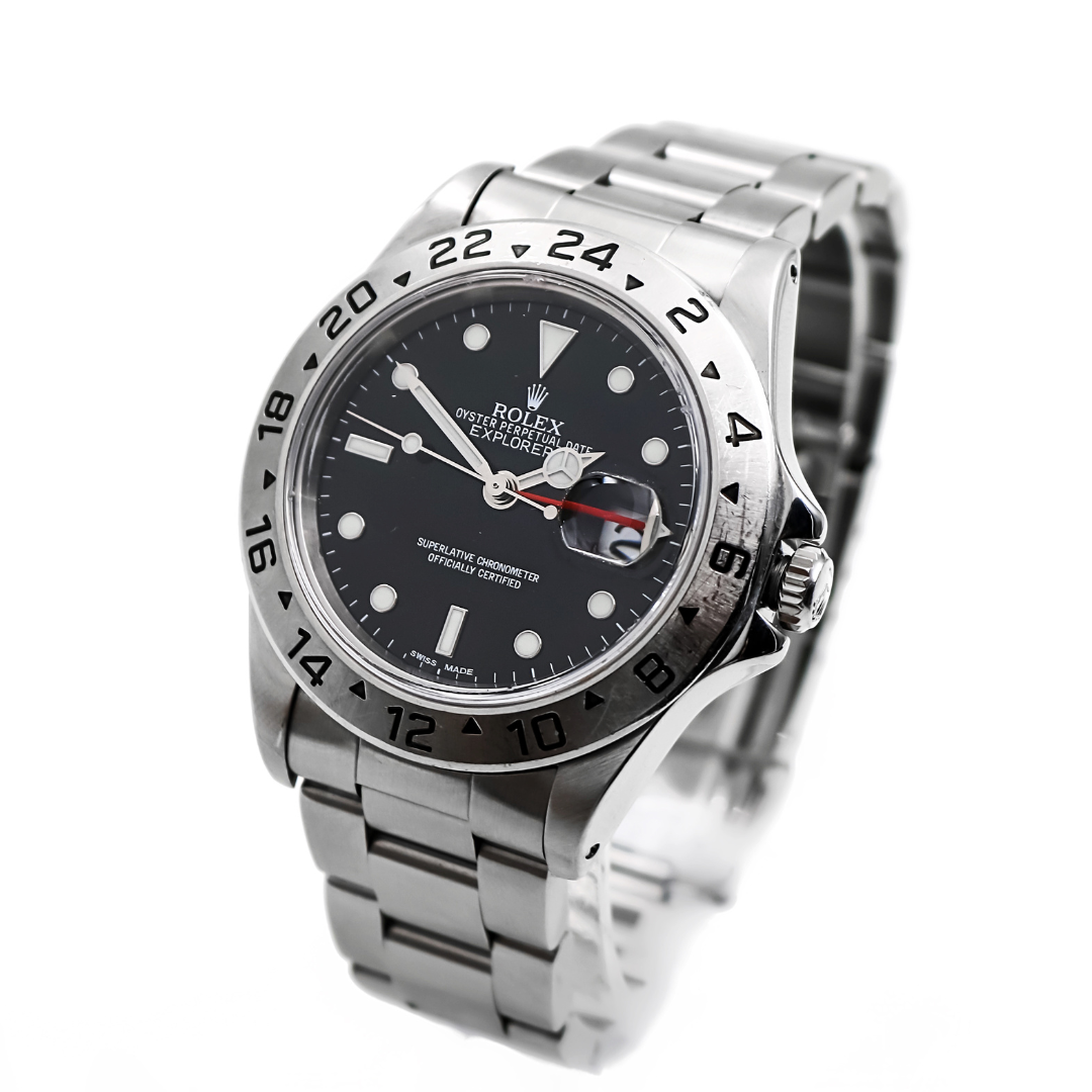 Rolex oyster perpetual date explorer ii superlative chronometer officially certified deals