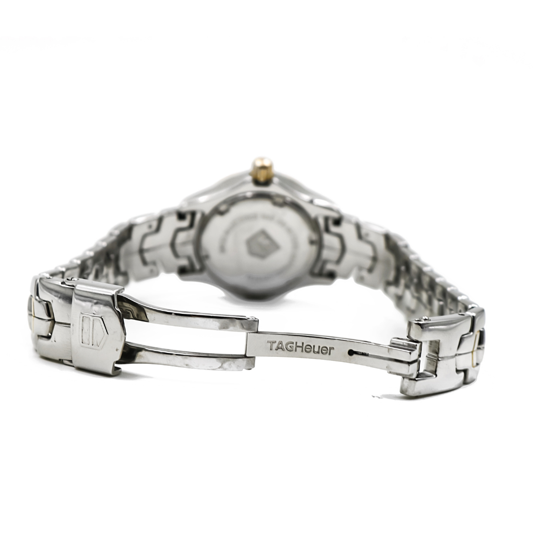 Tag Heuer Ladies Link 2 toned steel and 18k yellow gold dress watch 