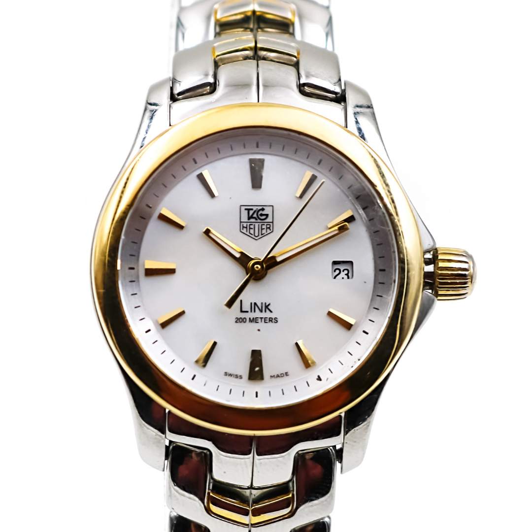 Tag heuer link gold new arrivals