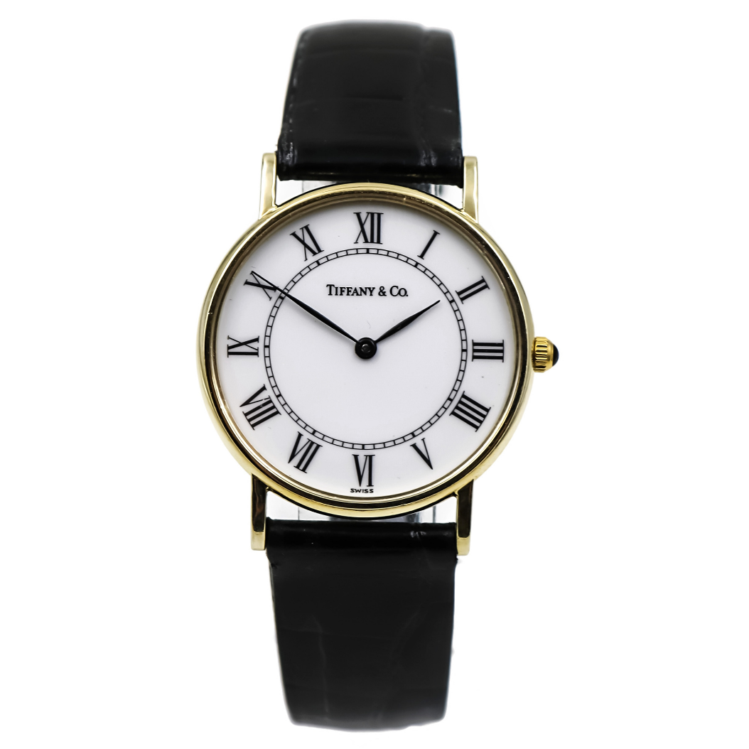 Vintage Tiffany 14k Gold Ladies Watch