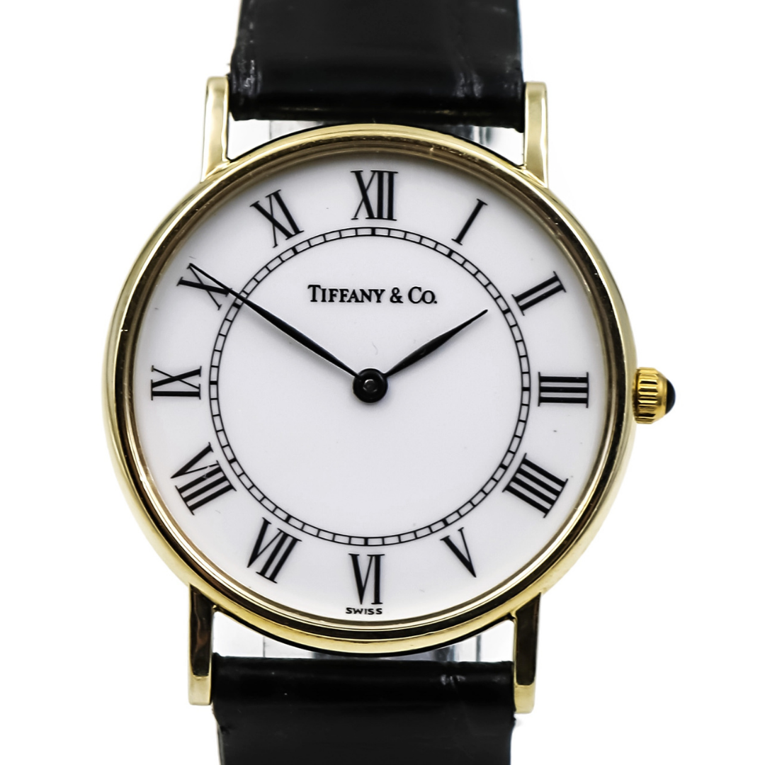 Vintage Tiffany 14k Gold Ladies Watch
